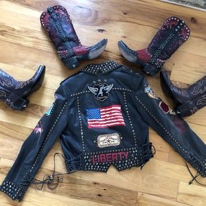 Double D Ranch Leather Jacket
